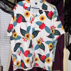 SHEIN Men's Tropical Floral Shirt